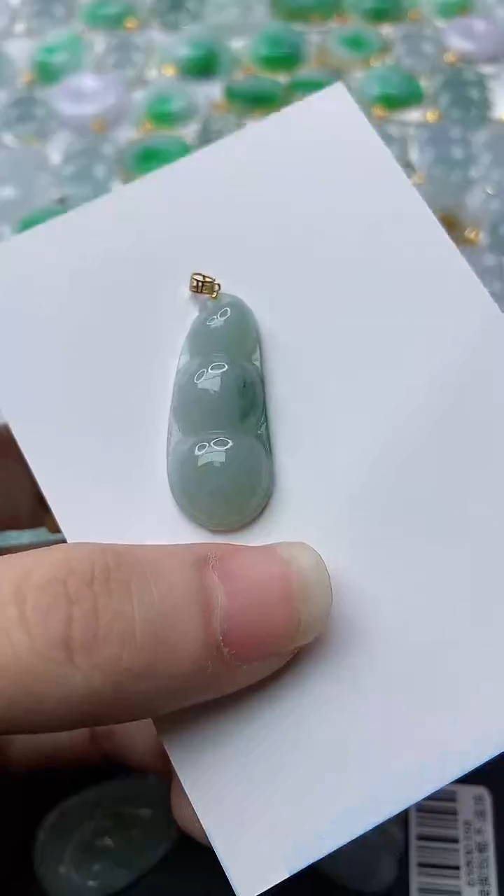 【闪购商品】翡翠颈饰18K金镶嵌54..........