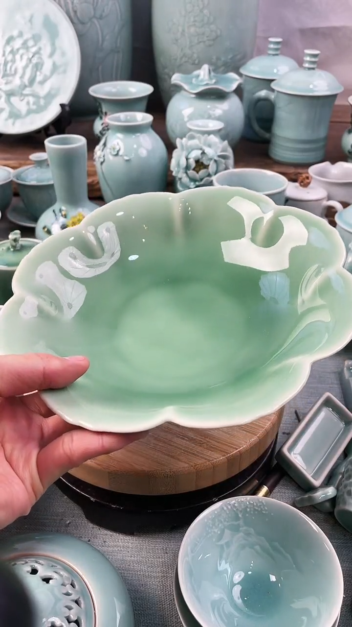 【闪购商品】特价 微瑕 慧仙青瓷