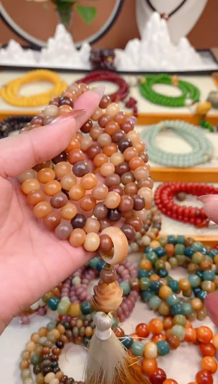 【闪购商品】菩提根/象牙果手串八宝粥莲花108颗