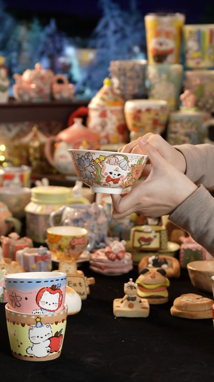 其他陶景德镇釉下彩手绘设计师款陶瓷