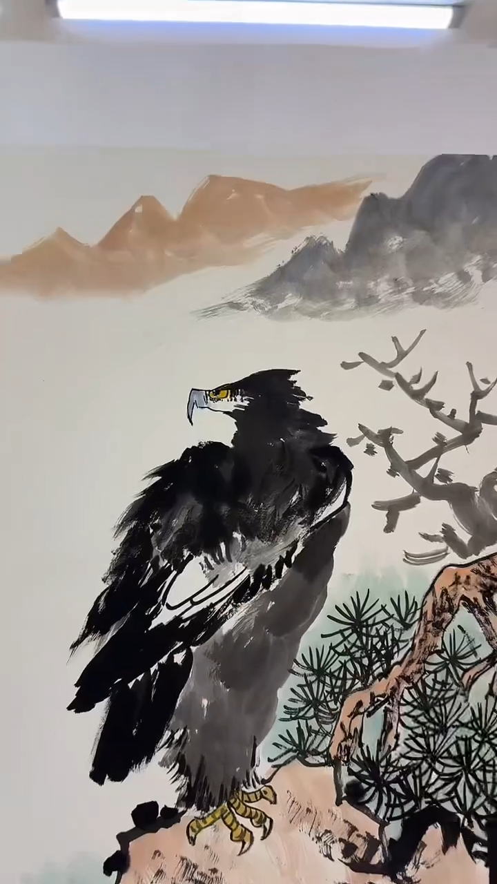 国画王炳杰手绘绘画作品4-1