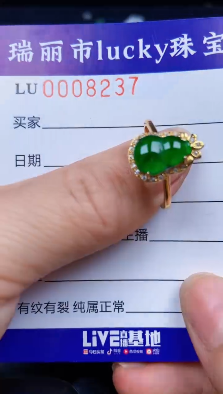 【闪购商品】翡翠颈饰银S925镶嵌8237