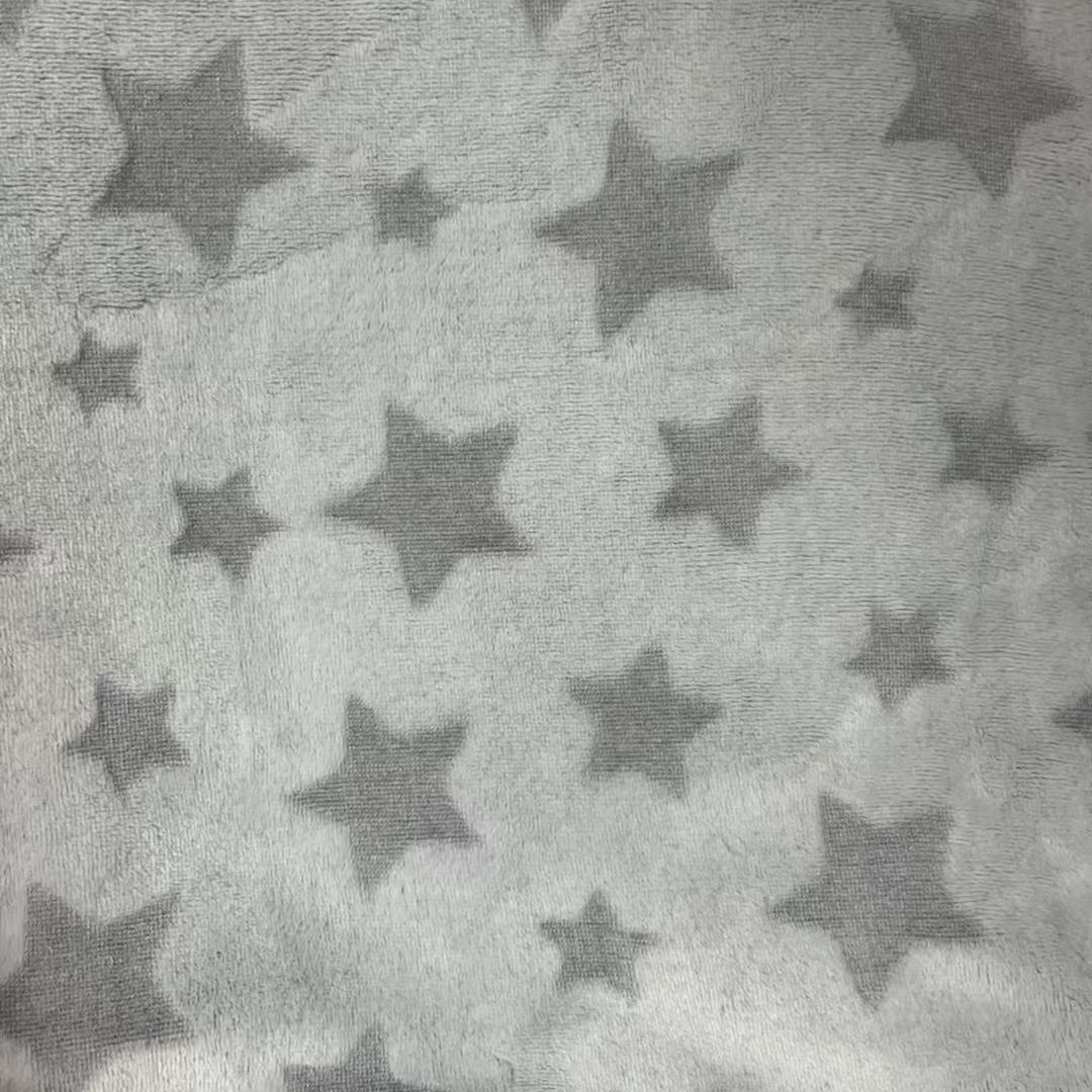 灰色星星【150*200】多功能双面绒毛毯休闲午休空调沙发保暖床单