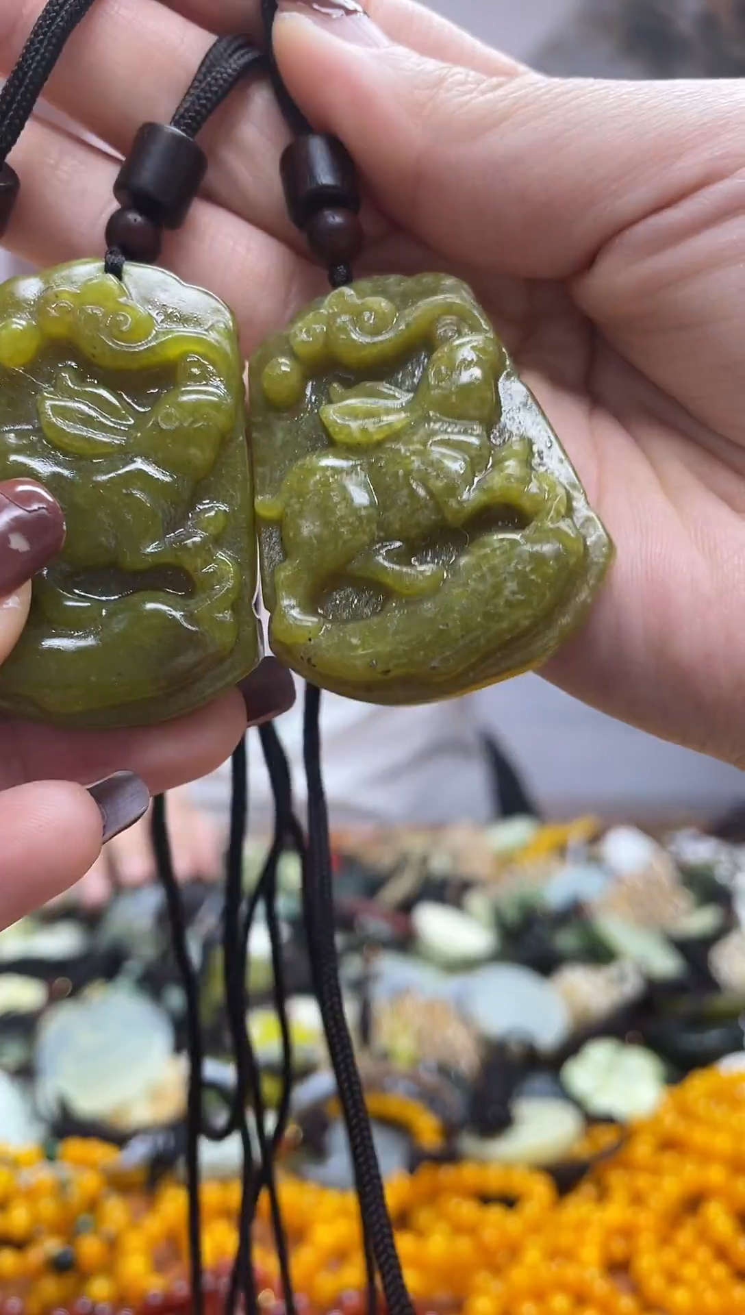 未镶嵌岫玉吊坠·多样性发货拍一发一