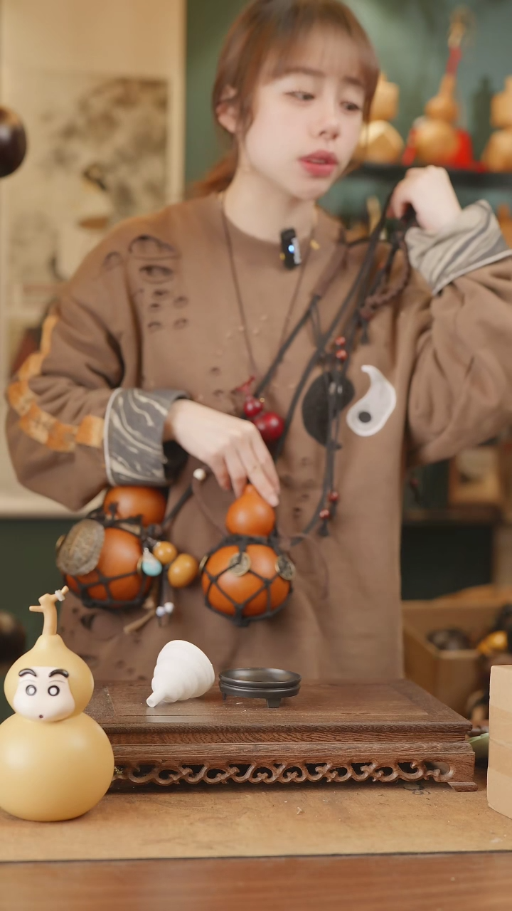 【闪购商品】4号精品天然大漆工艺防渗内胆酒葫芦~