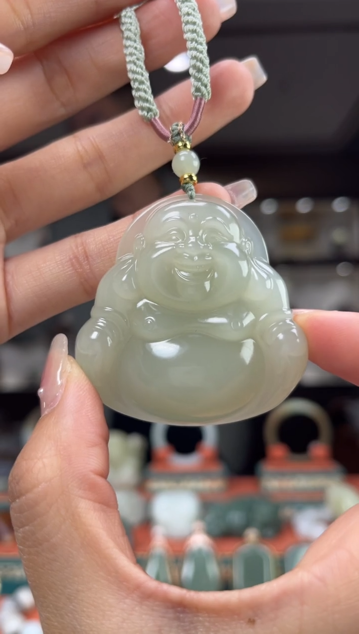 【闪购商品】和田玉颈饰未镶嵌佩佩50mm左右