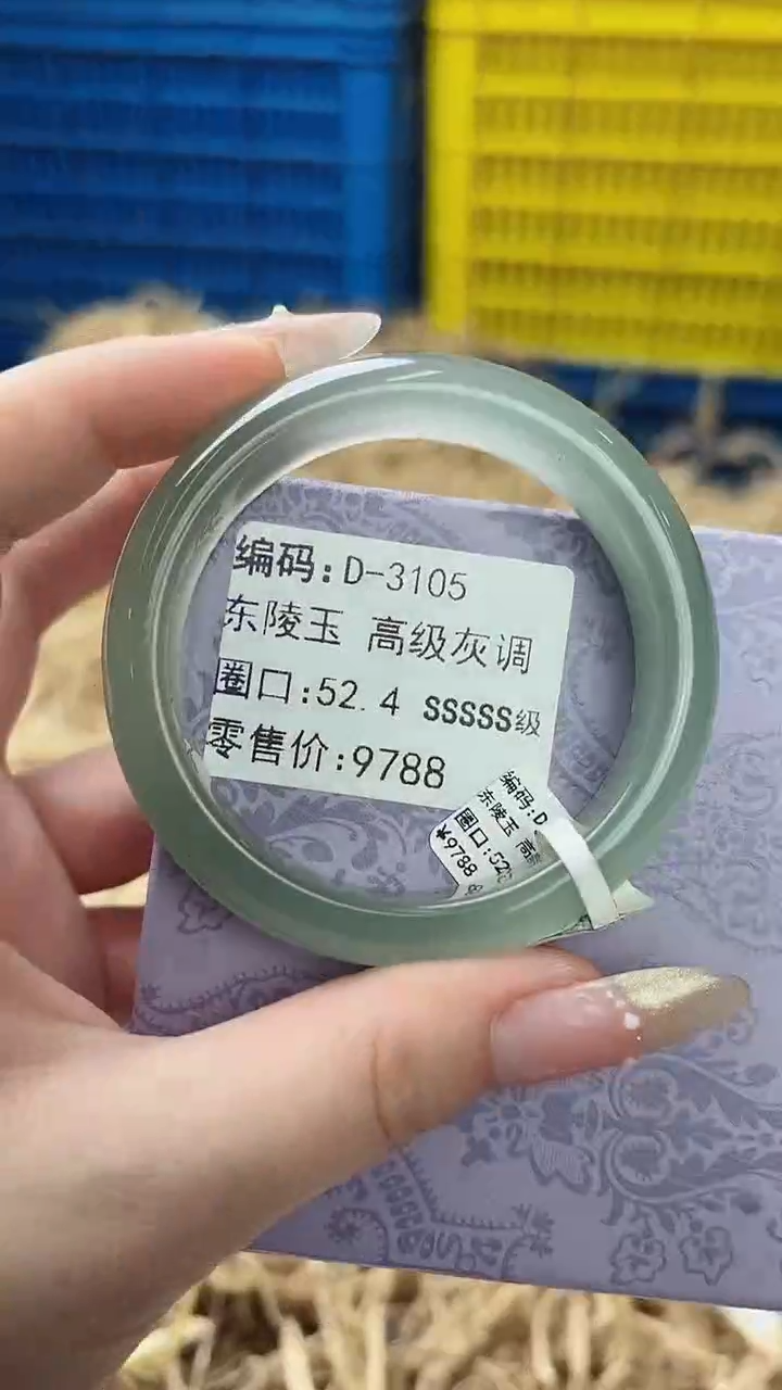 未镶嵌手镯石英质玉D-3105