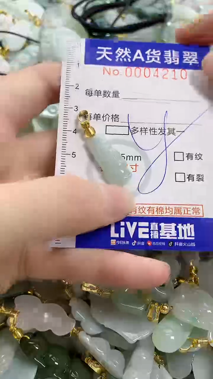 颈饰未镶嵌翡翠天然A货翡翠