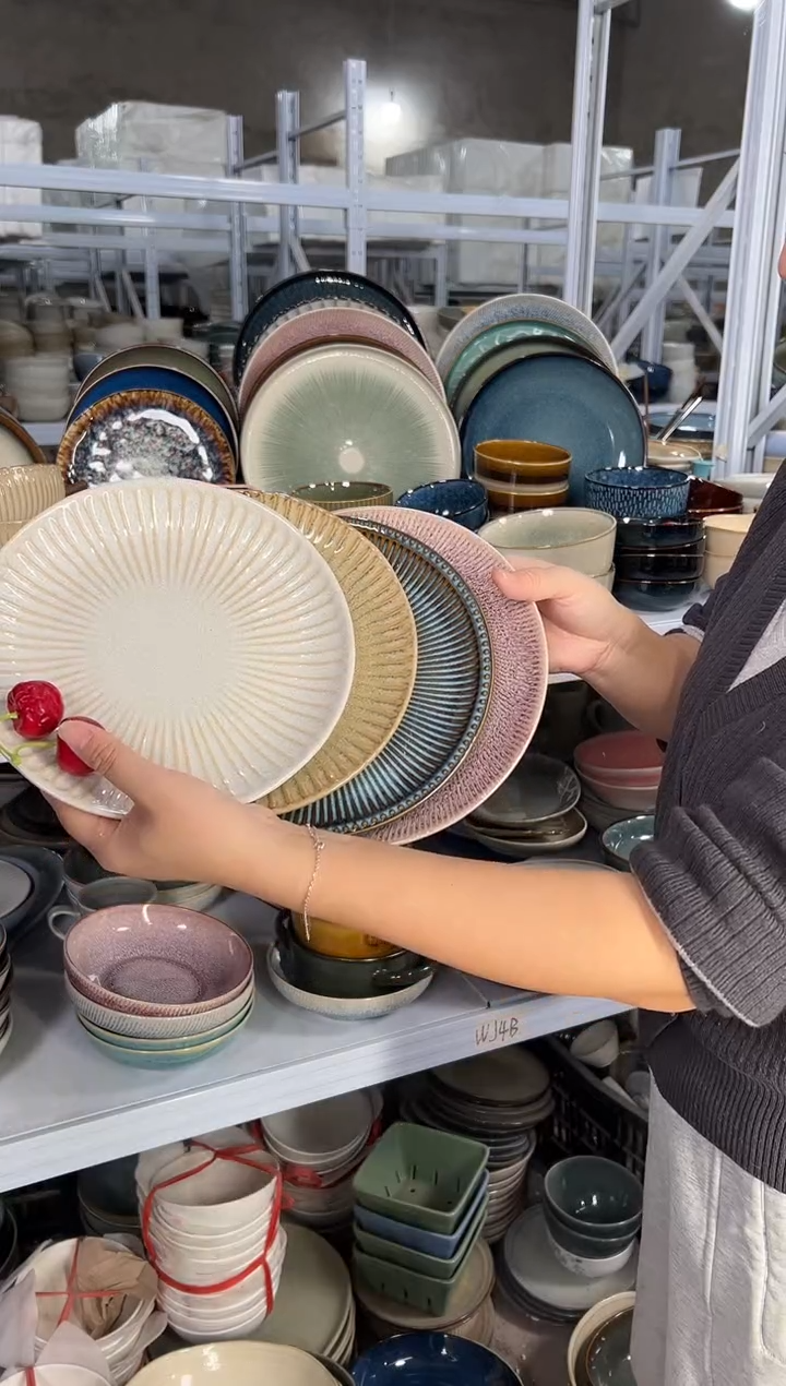 陶瓷外贸尾货瑕疵满20包邮X4小盘孤品