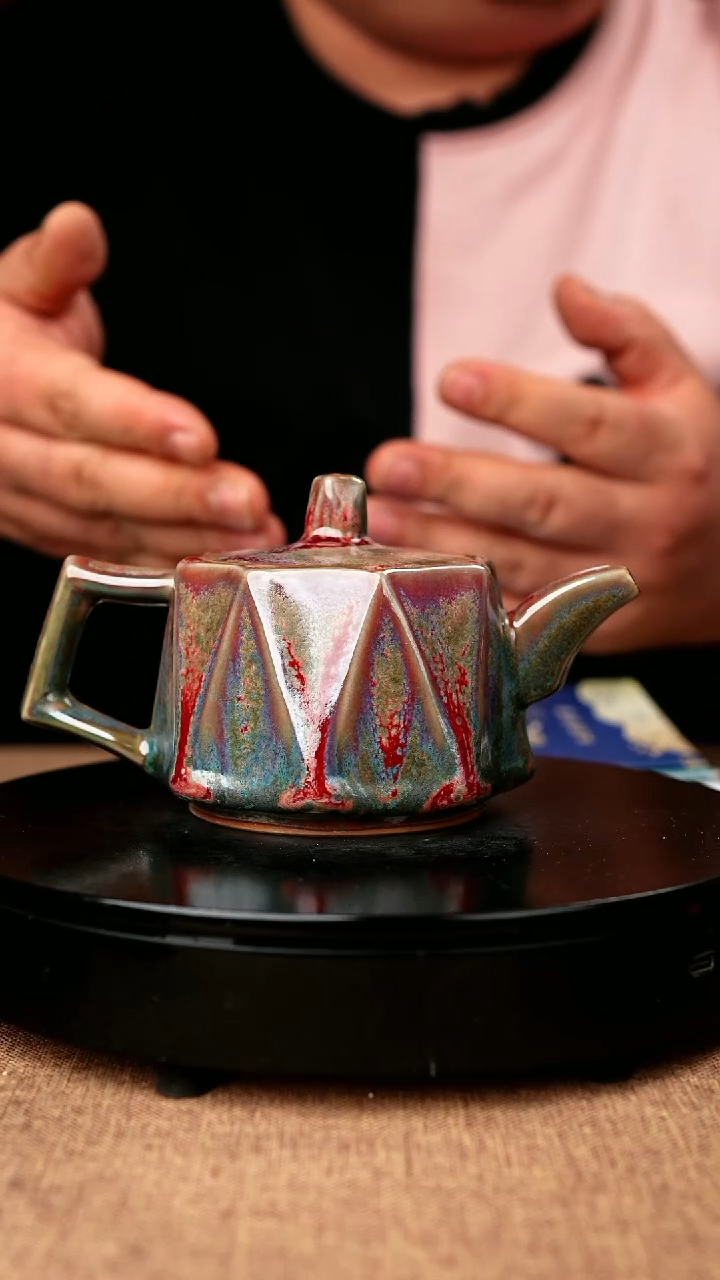 【闪购商品】655#省工一级品原矿钧瓷炉钧釉水立方