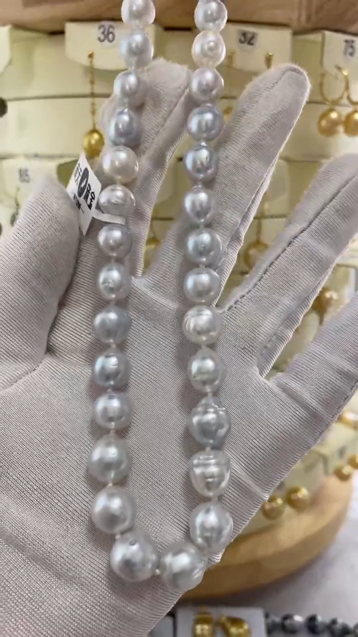 【闪购商品】海水珍珠项链未镶嵌巴洛克