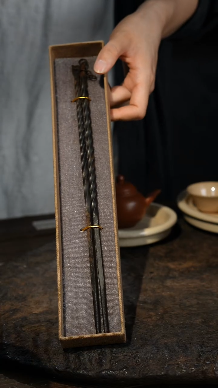 全手工潮州原矿砂铫壶碳夹