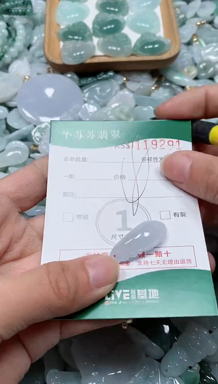 【闪购商品】翡翠颈饰未镶嵌闪购商品0119291