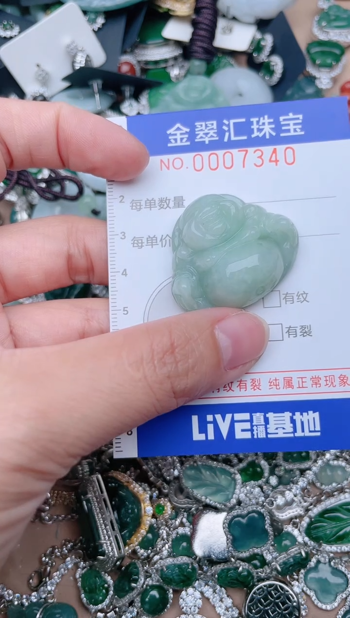 【闪购商品】翡翠颈饰未镶嵌7340.........1