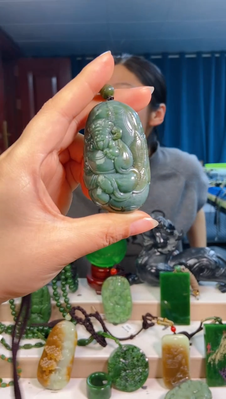 【闪购商品】和田玉挂件未镶嵌1