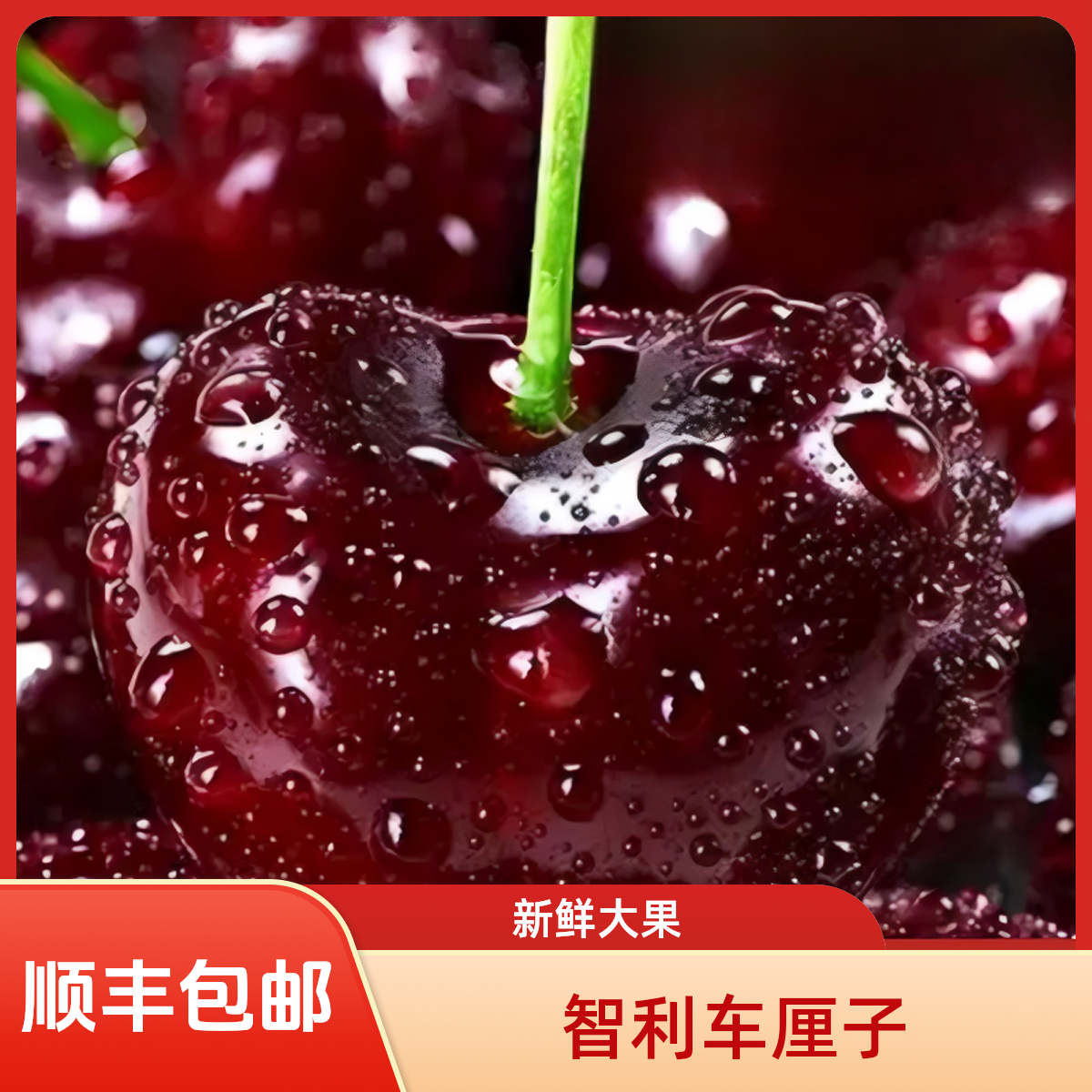 【太平洋果行】2-4JD智利空运车厘子桑提娜脆甜多汁5斤内附果径卡