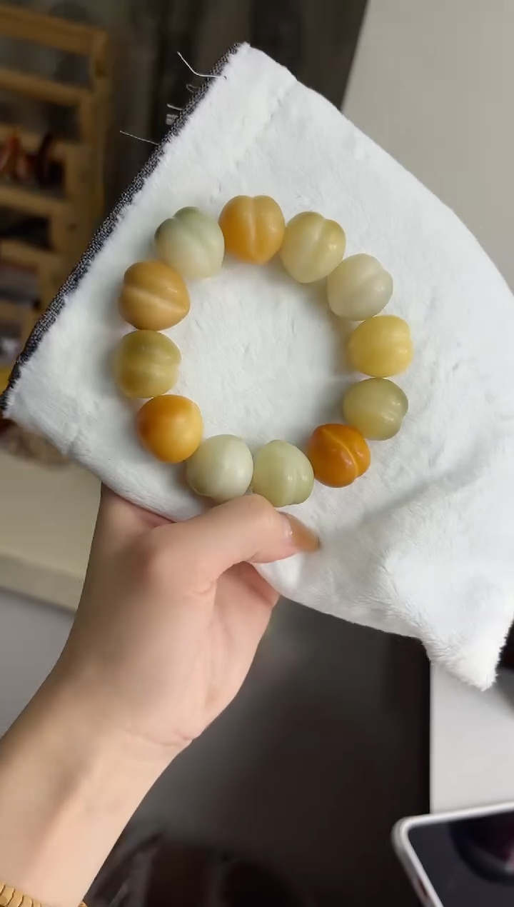 手串菩提根/象牙果i72干磨仙桃20mm手串