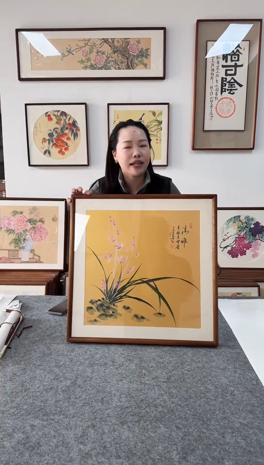 书法金世坤9-53*53绘画手绘同款