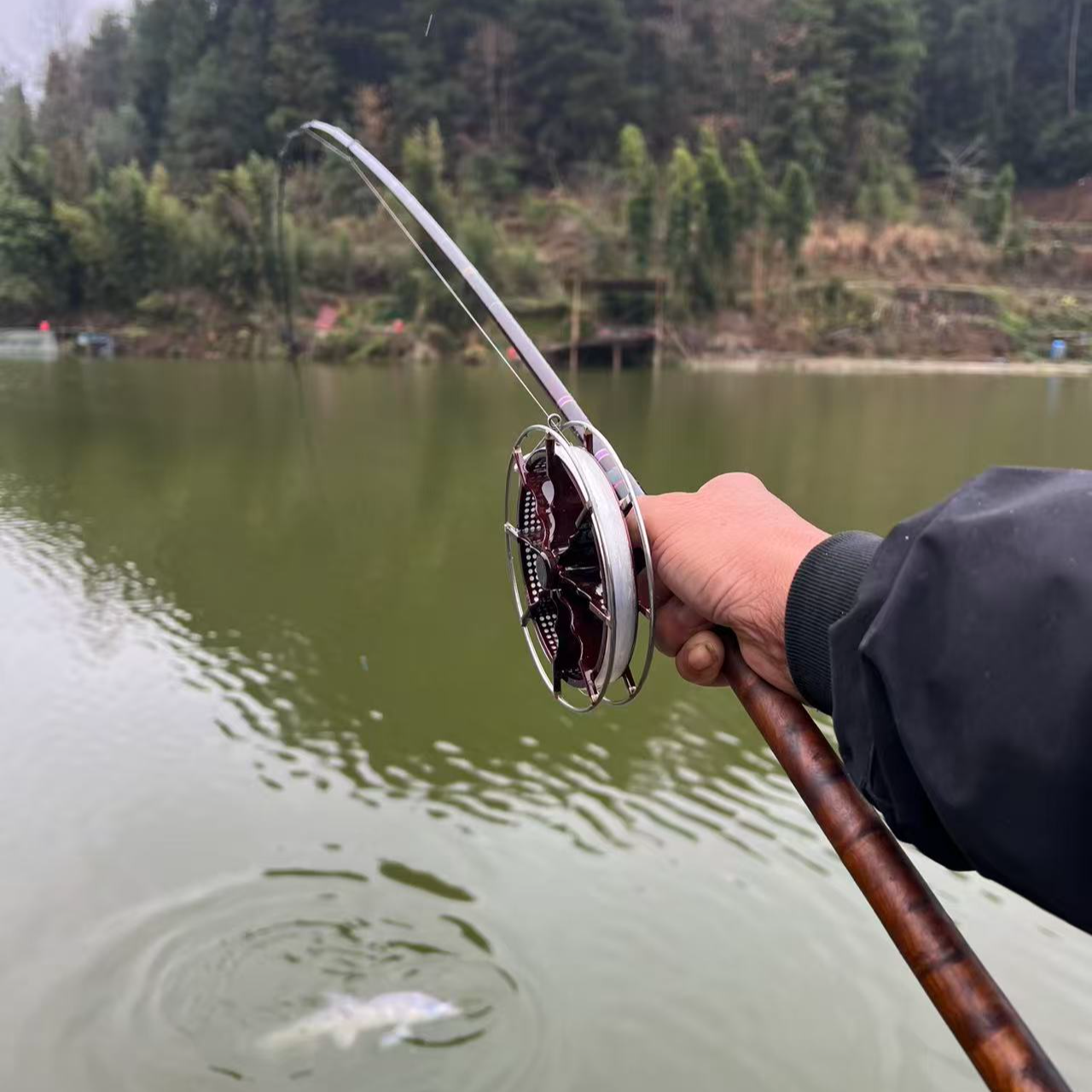 《CC波纹鲫》溪流用品盘车冲钓竿优质手竿专业级钓鱼装备