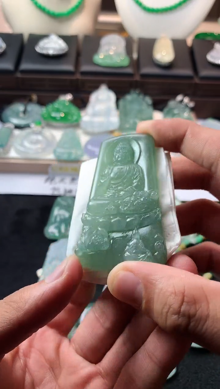未镶嵌定制翡翠浪*  S毛货不退不换