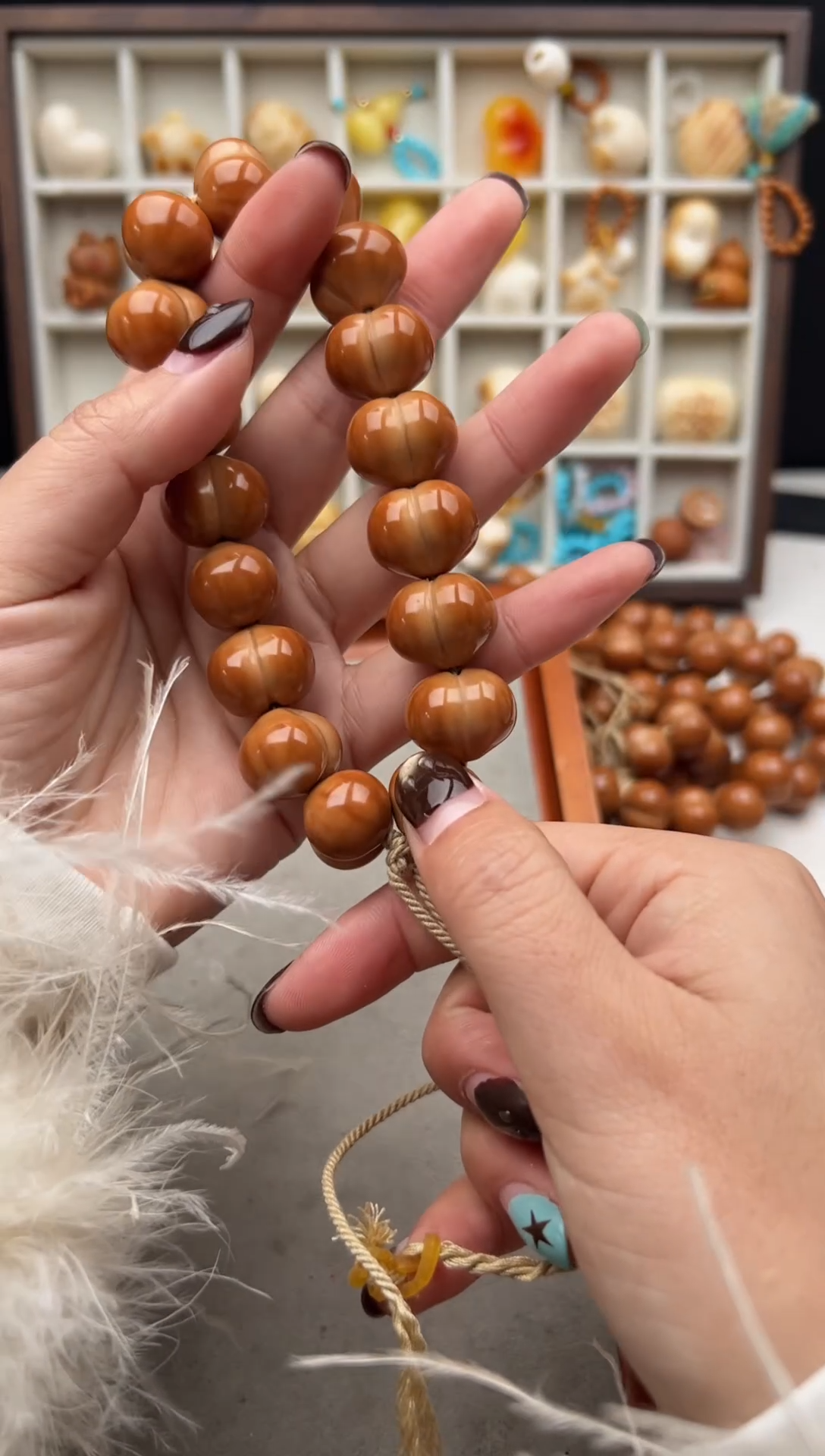 手串猴头核桃17.5mm左右尺寸，屁桃超精工