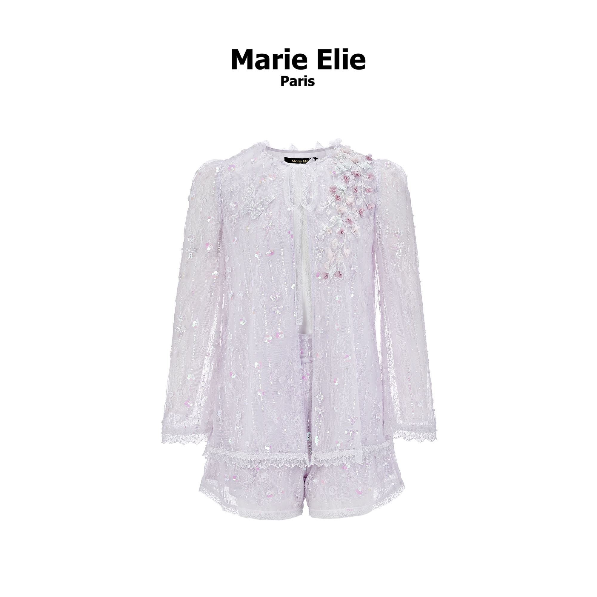 【陈大可专属】Marie Elie【紫罗兰梦】新款钉珠套装EAF11W30570