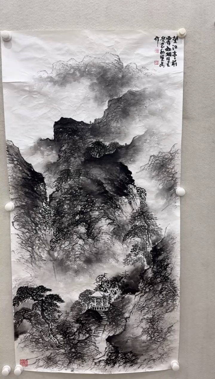 【闪购商品】国画毕晓民山水8平尺