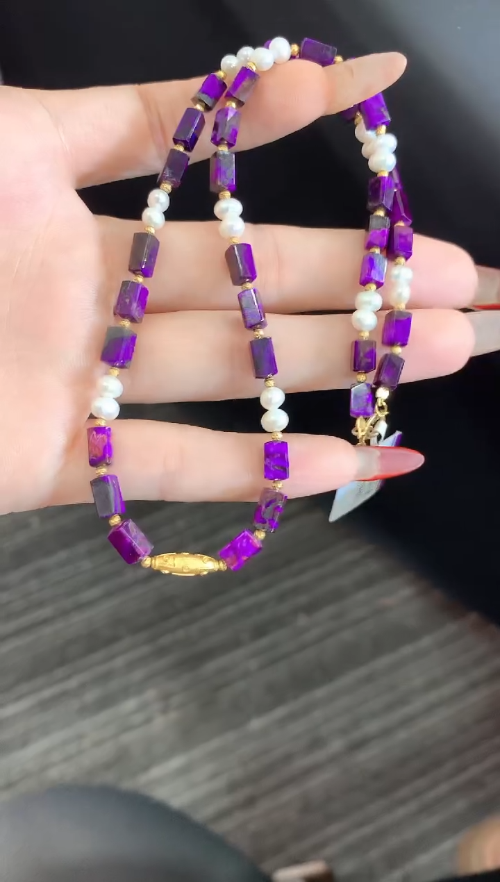 【闪购商品】苏纪石（舒俱来）.18K金镶嵌舒俱来项链