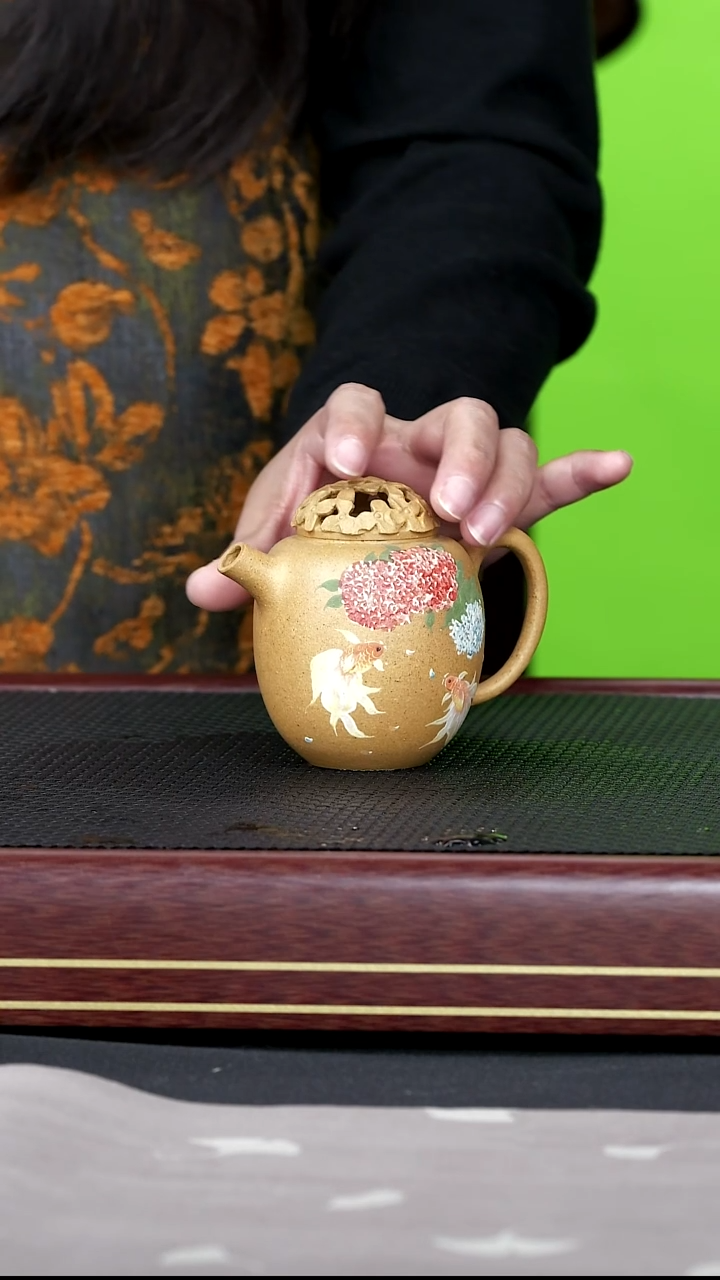 茶壶紫砂紫砂壶62 金鼎吴记 绣球 段泥 150cc