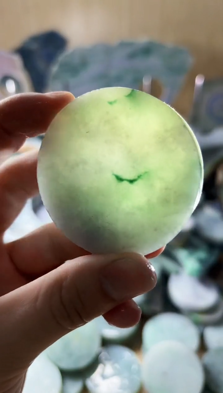 【闪购商品】翡翠颈饰未镶嵌A货白谭2507