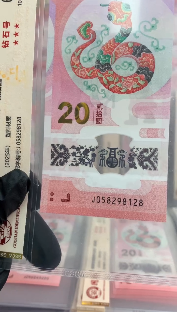 【闪购商品】塑料蛇钞 真钞【单张】8128