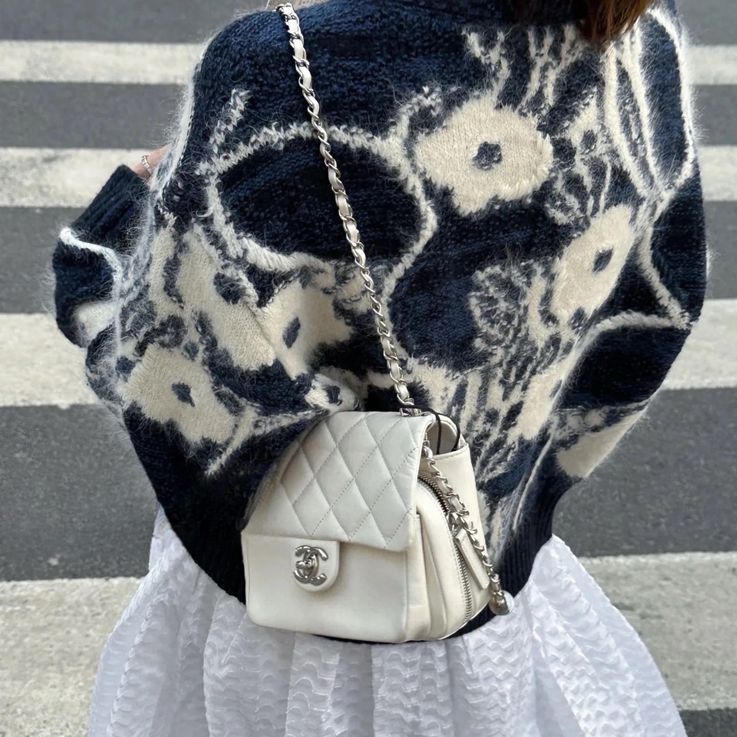 99新 Chanel/香奈儿 双双臻选/vv01121/香奈儿毛衣/34码