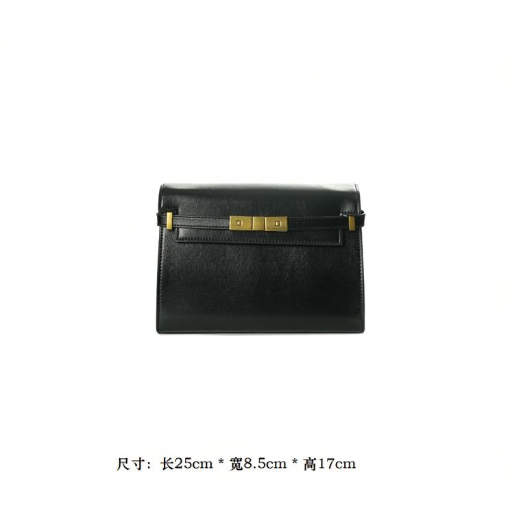 【点心专属】box牛皮单肩斜挎包BV70091-黑色