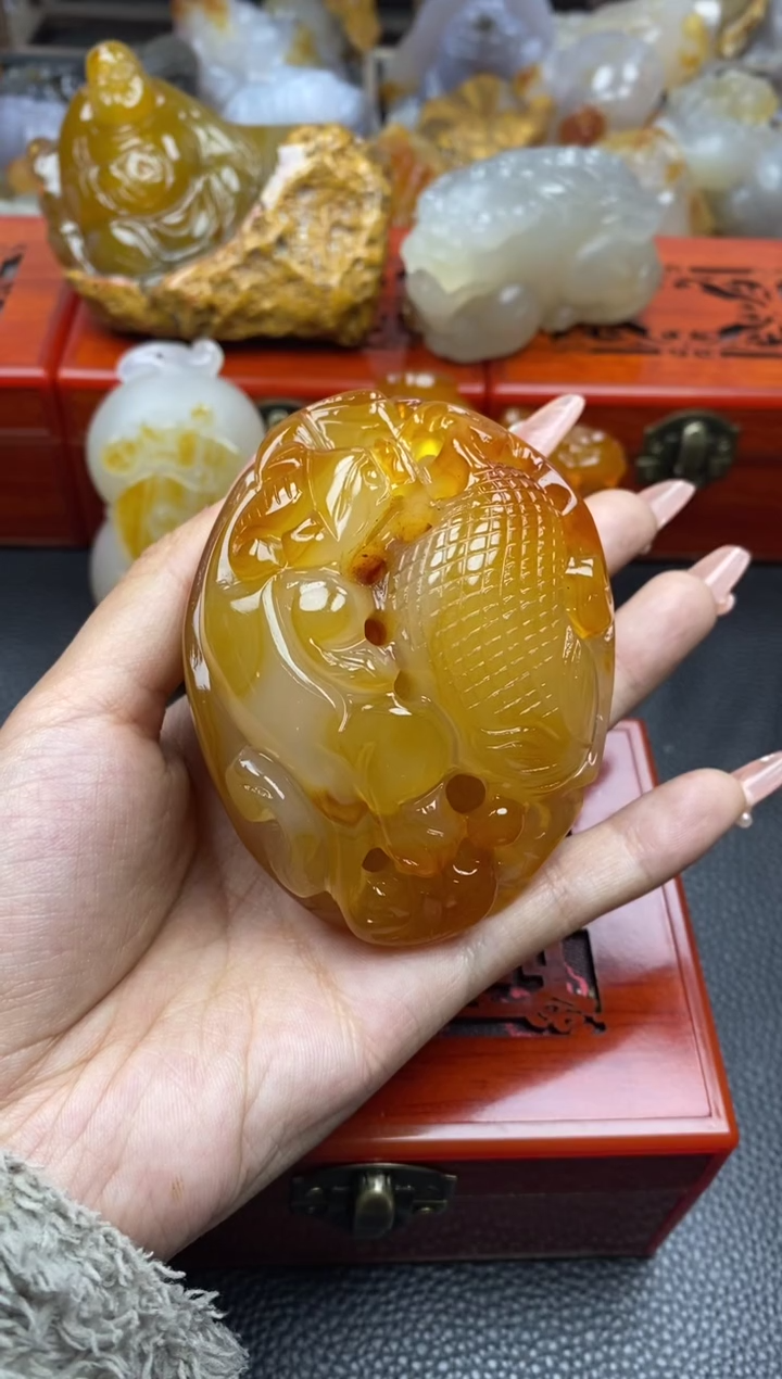 【闪购商品】玛瑙/玉髓手把未镶嵌00