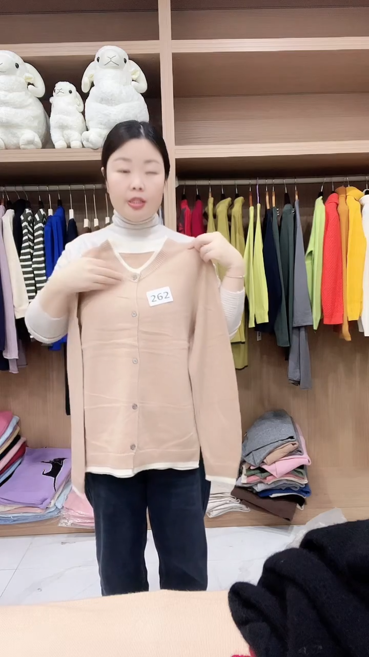 262货号90-130斤羊毛衫