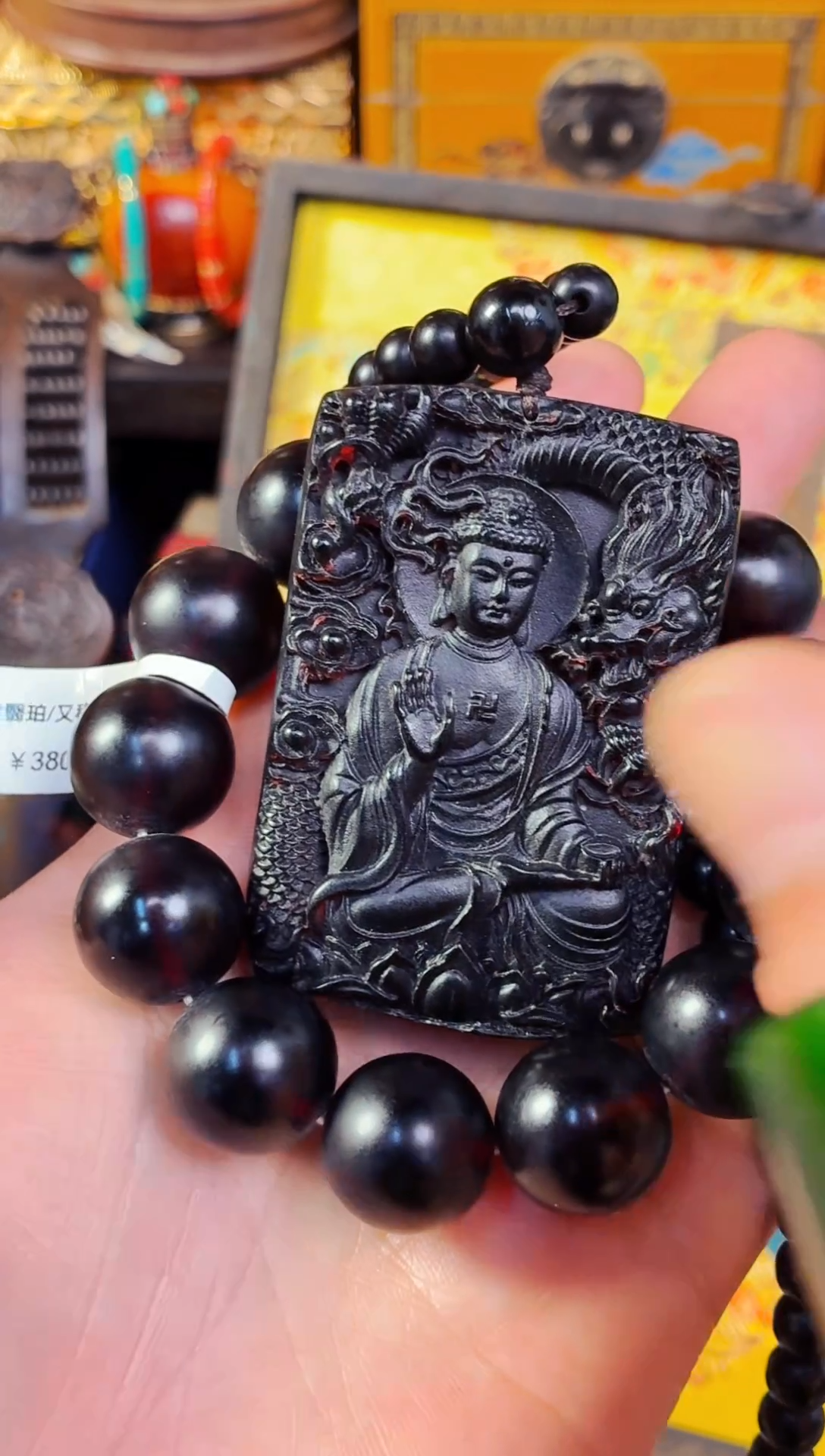 未镶嵌琥珀手链精品精品  独具韵味