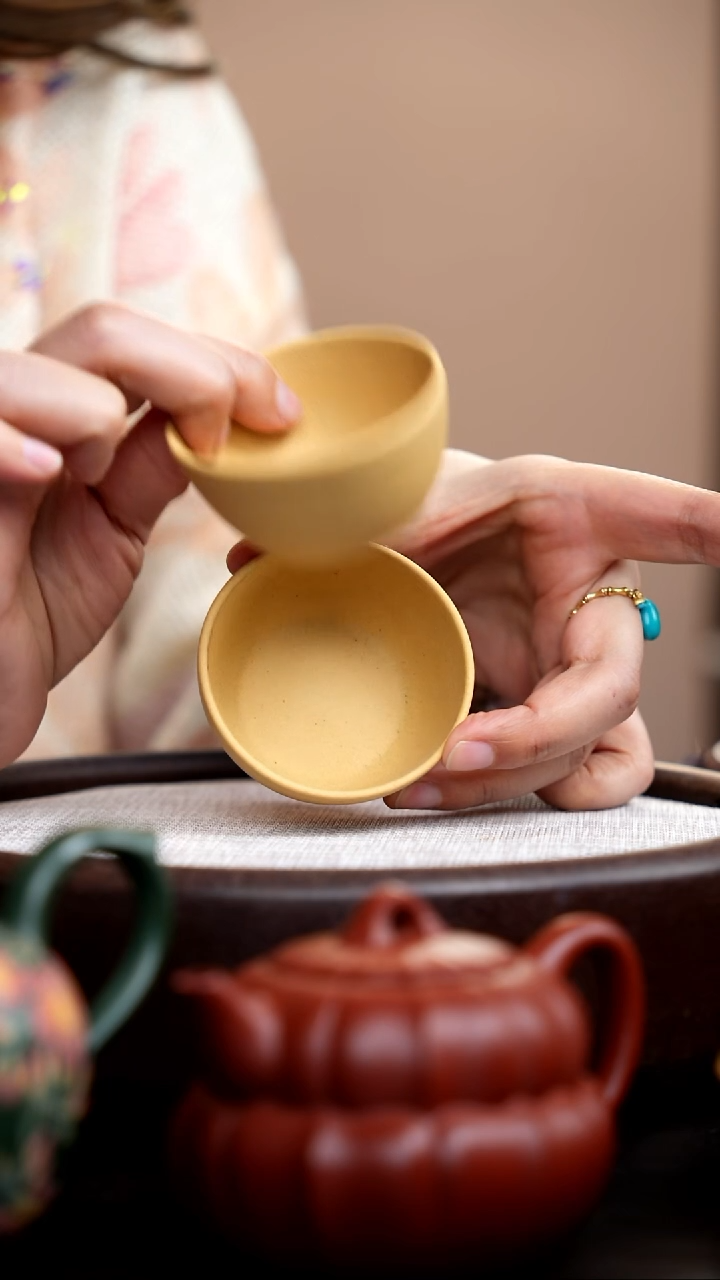 茶壶紫砂本山段小杯2个