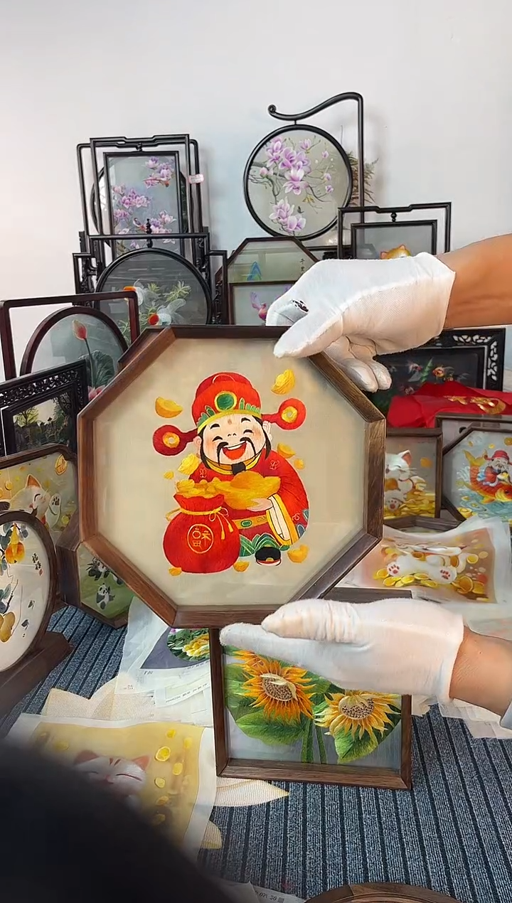刺绣苏绣手工刺绣绣品