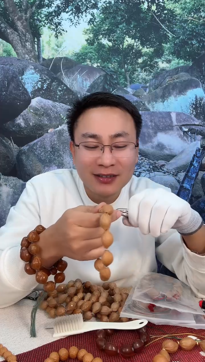 【闪购商品】橄榄核手串1726梅林铁核原生态手串88