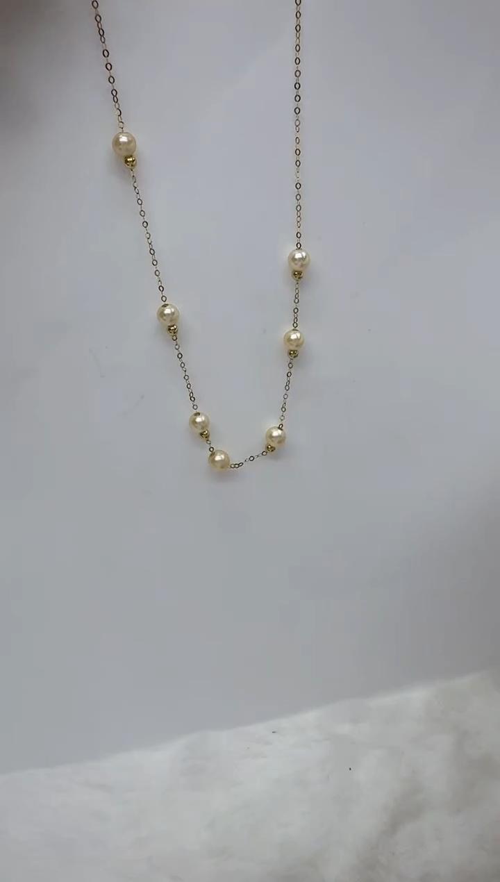 【闪购商品】海水珍珠颈饰18K金镶嵌清货