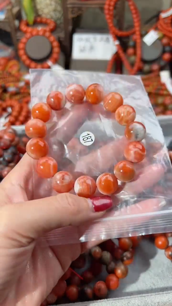 【闪购商品】南红玛瑙手串未镶嵌14