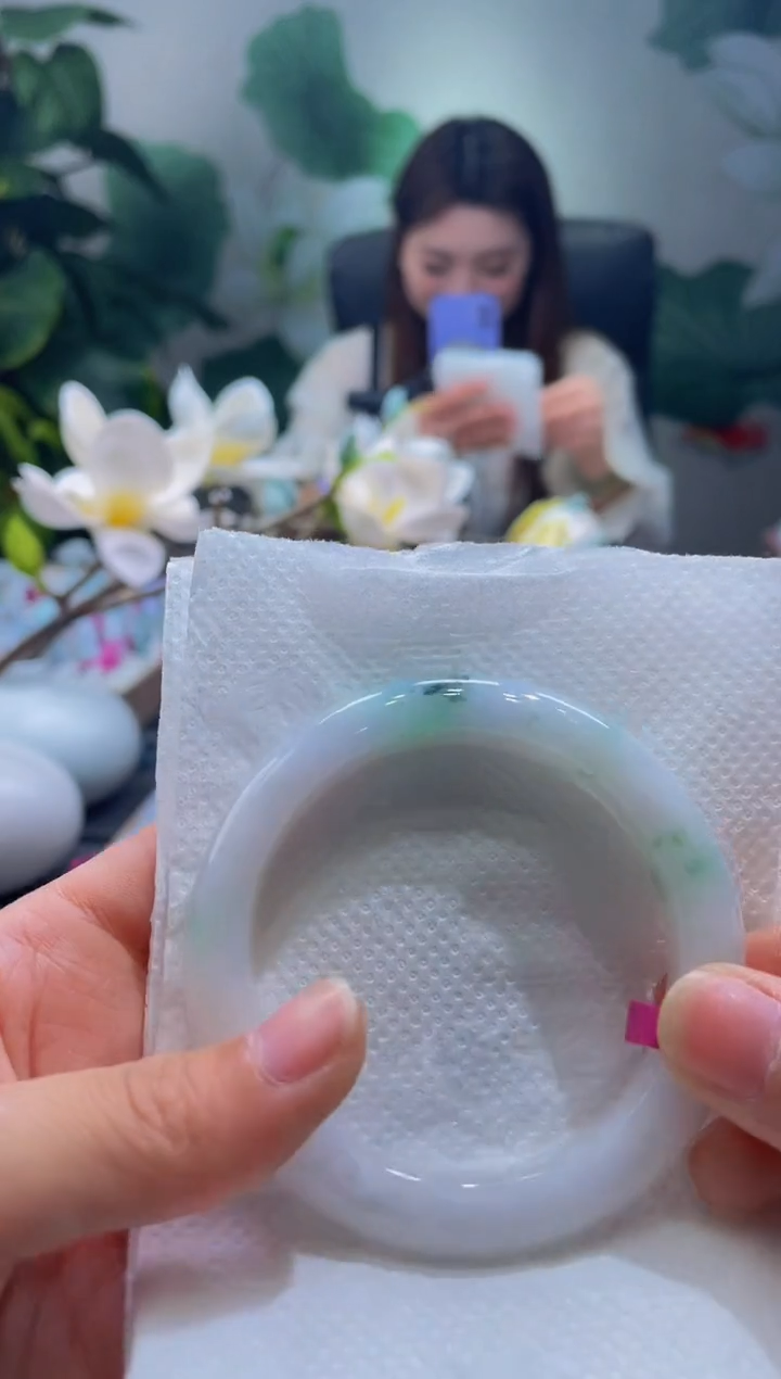 【闪购商品】翡翠手镯未镶嵌233手镯54.2