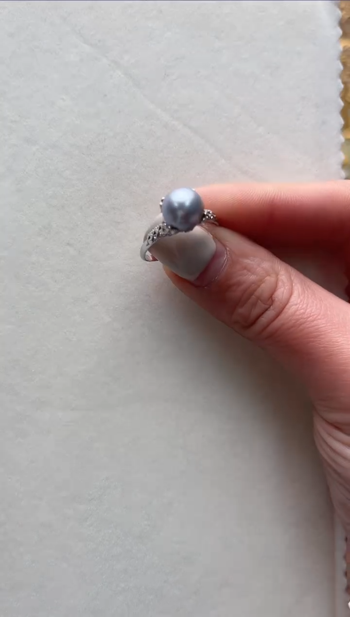 【闪购商品】海水珍珠戒指合金aj4714戒指