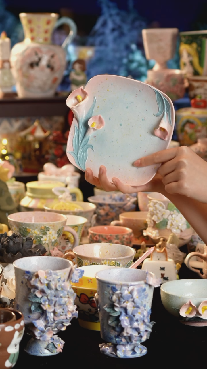 其他陶景德镇釉下彩手绘设计师款陶瓷