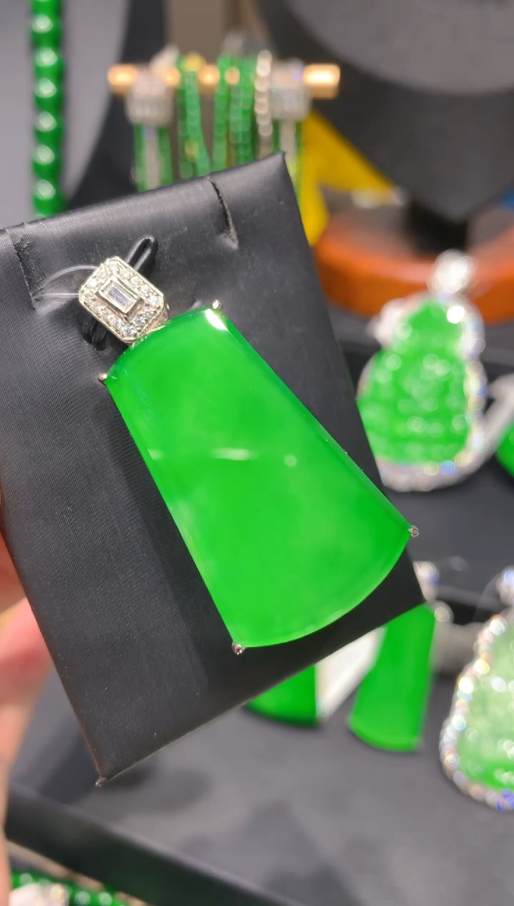 颈饰银S925镶嵌翡翠24一季