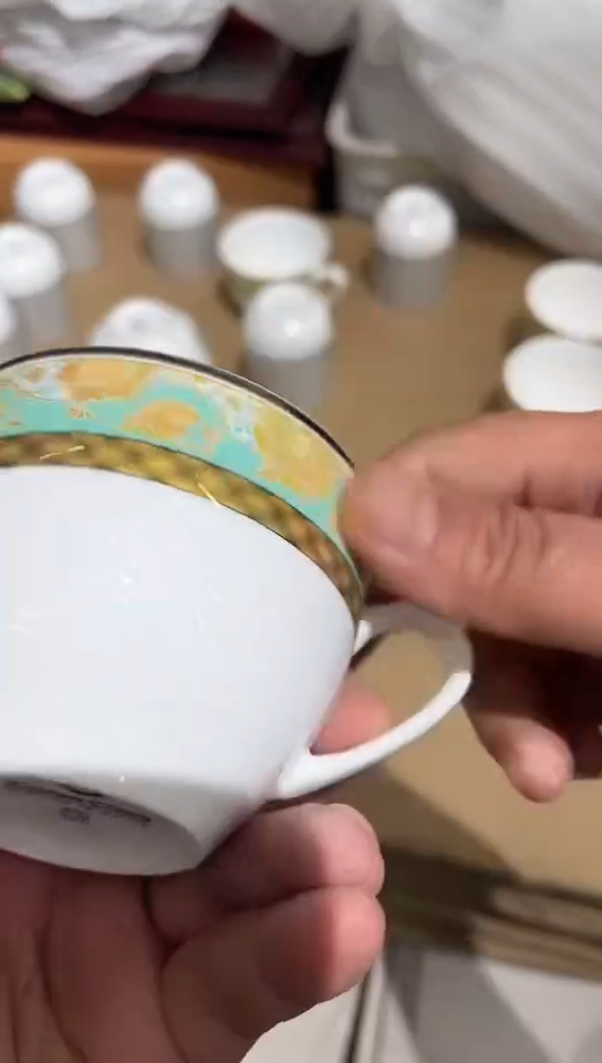 瓷杯子隆达骨质瓷