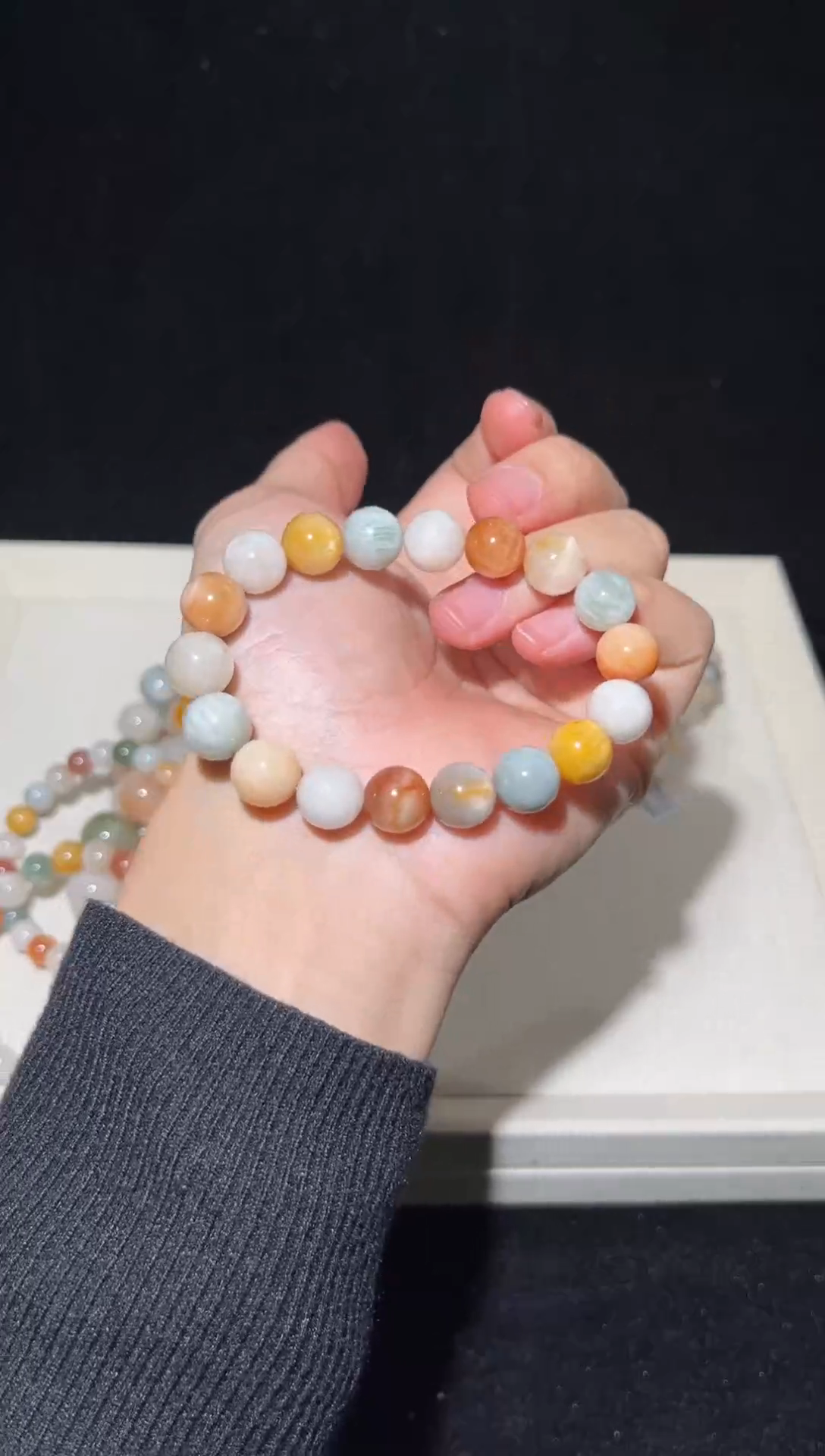 未镶嵌手串水晶51彩兔毛出厂价默认微瑕10+