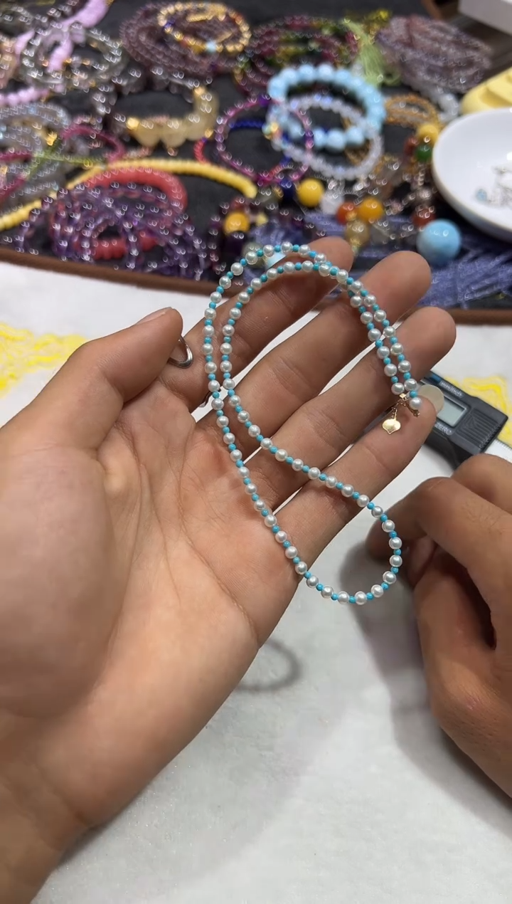 淡水珍珠18K金镶嵌吊坠(不含链)多样性发其一