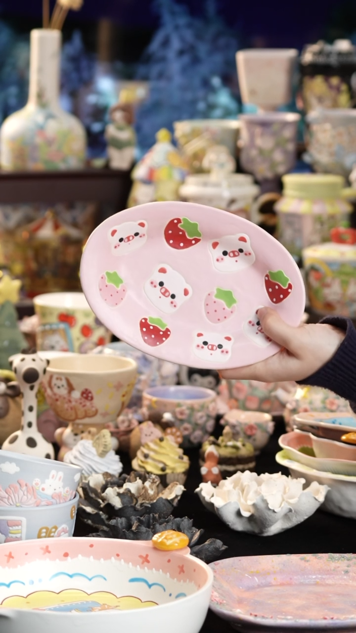 其他陶景德镇釉下彩手绘设计师款陶瓷