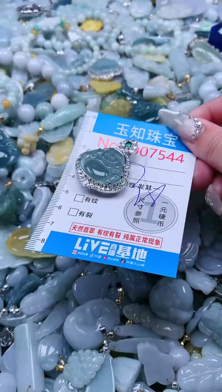 【闪购商品】翡翠吊坠(不含链)未镶嵌7544